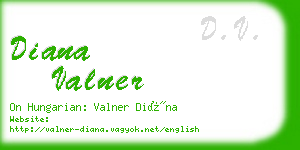 diana valner business card
